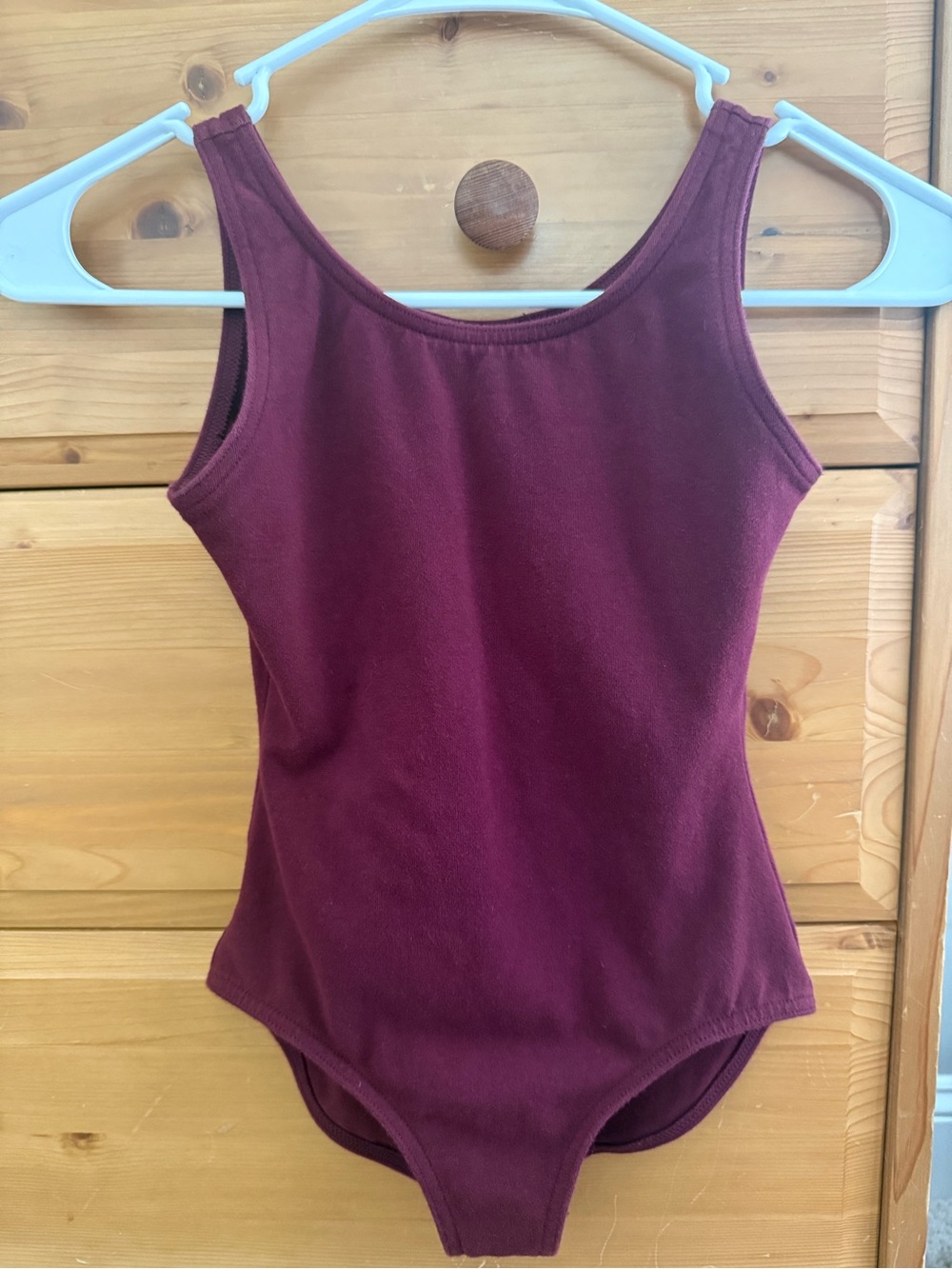 Capezio Girls Burgundy Tank One-Piece Leotard